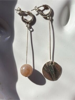 Wolf Circus Organic Drop Earrings